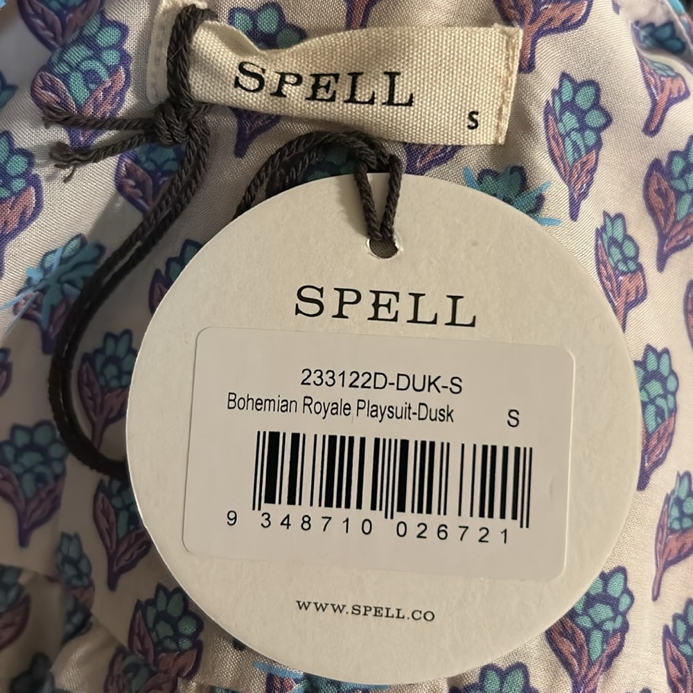 NWT Spell Bohemian Royale Playsuit in Dusk size small Unicorn Tears - Picture 5 of 16